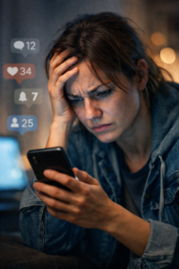 social meedia και ψυχικη υγεια